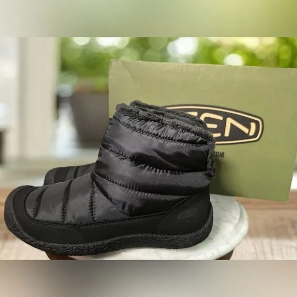 NEW KEEN Insulated Winter Snow Howser Fold Down Boot Size EU 38 Womens 7.5
