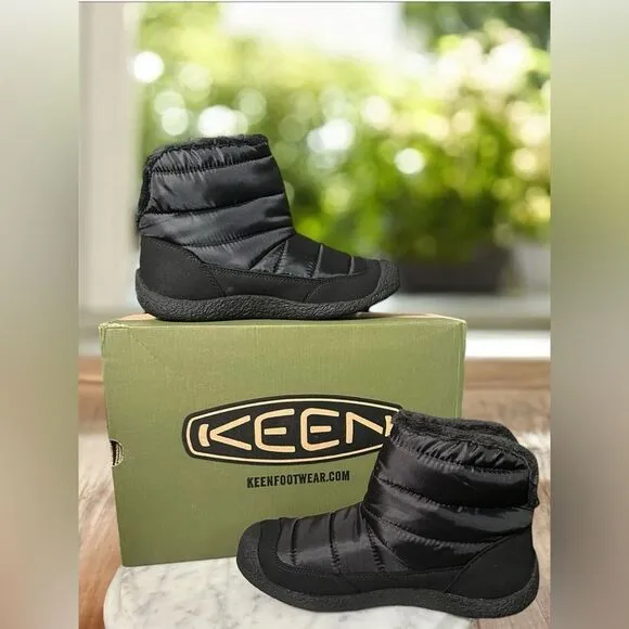NEW KEEN Insulated Winter Snow Howser Fold Down Boot Size EU 38 Womens 7.5