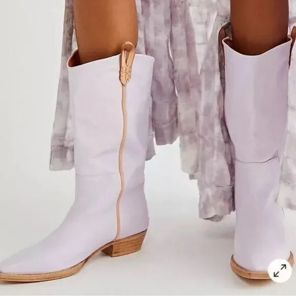 New We The Free Montage Tall Boot Lilac Size EU 38 US 8