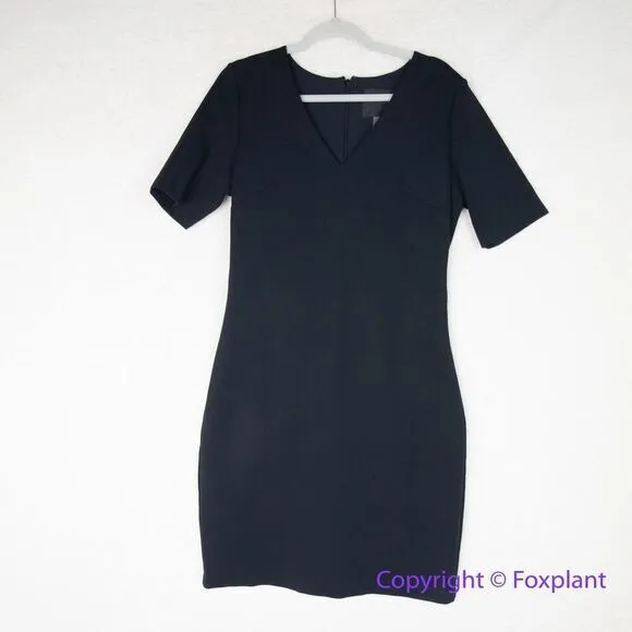 New! White House Black Market AURA Short-Sleeve Sculpting Sheath‎ Dress, size 14