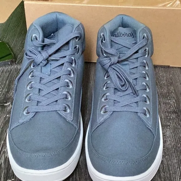 NIB Allbirds Size W10 Shoes Canvas Pacer Mid Calm Teal