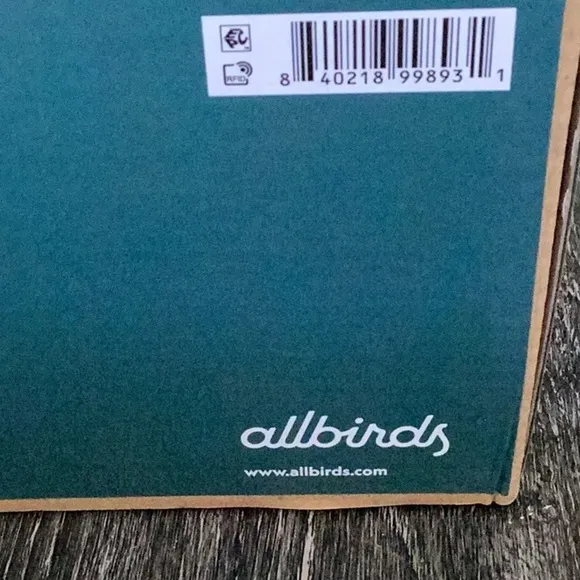 NIB Allbirds Size W10 Shoes Canvas Pacer Mid Calm Teal