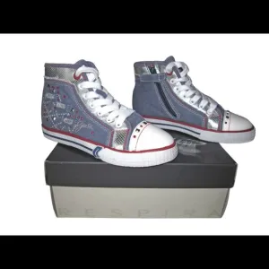 NIB Geox High Top Sneaker Shoes, sz 33 (2 US)