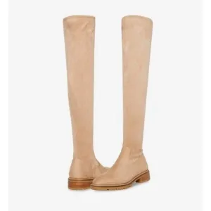 NIB Woman's Boots Steve Madden Lizbeth Boot Size 6 Taupe Tall