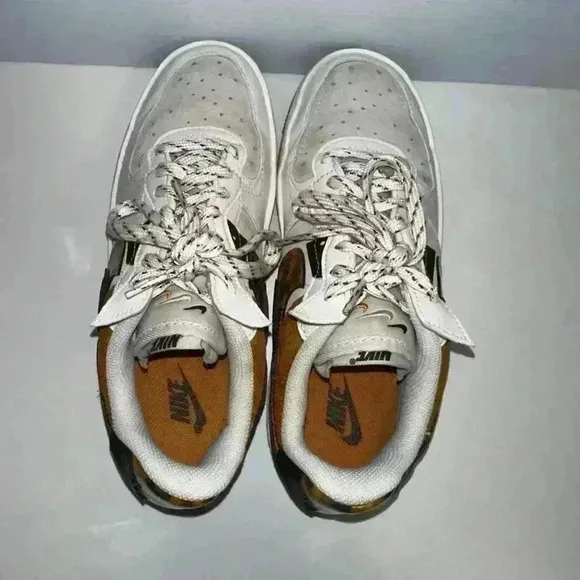 Nike Air Force 1 Fontanka WM Tortoise Shell Sneakers DR0151-001 Womens 7