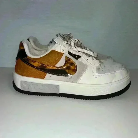 Nike Air Force 1 Fontanka WM Tortoise Shell Sneakers DR0151-001 Womens 7