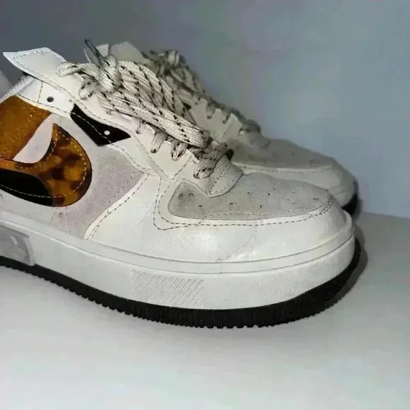 Nike Air Force 1 Fontanka WM Tortoise Shell Sneakers DR0151-001 Womens 7