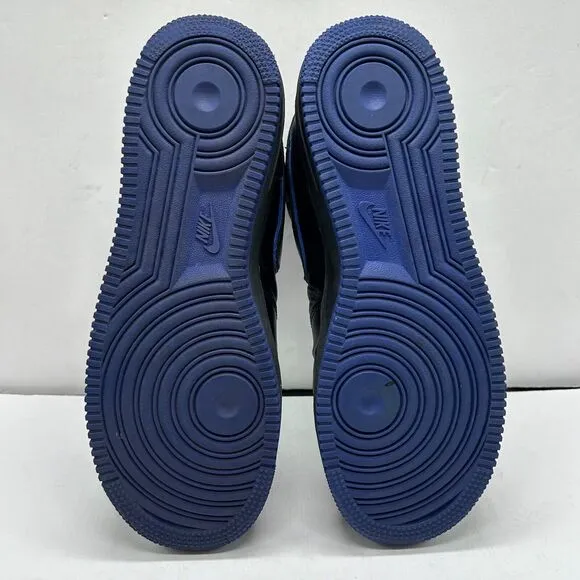 Nike Air Force 1 Mid Shoes Mens 8.5‎ Sneakers Black/Blue 306352-002 Y2K 2003