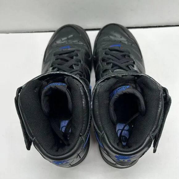 Nike Air Force 1 Mid Shoes Mens 8.5‎ Sneakers Black/Blue 306352-002 Y2K 2003