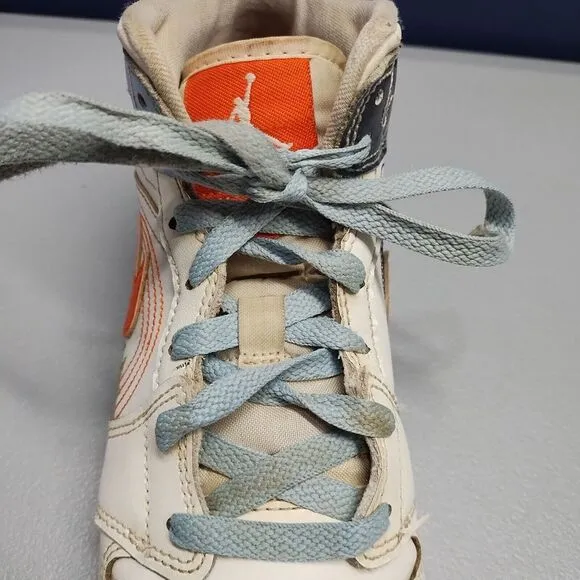 Nike Air Jordan 1 Sneaker Shoes Youth Size 5Y Multi Leather Round Toe DX2462-100
