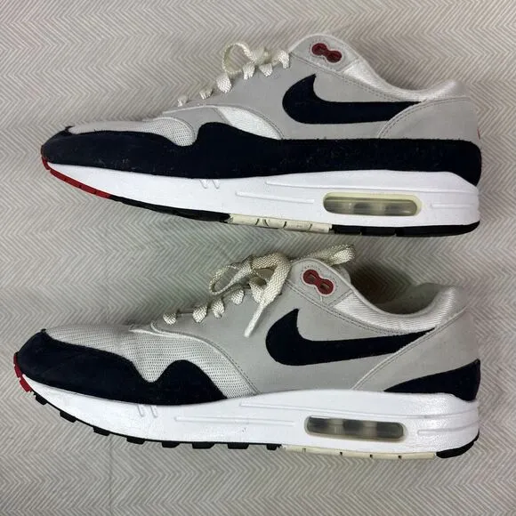 Nike Air‎ Max 1 OG Anniversary Obsidian 2017 Men's 10.5 908375-104
