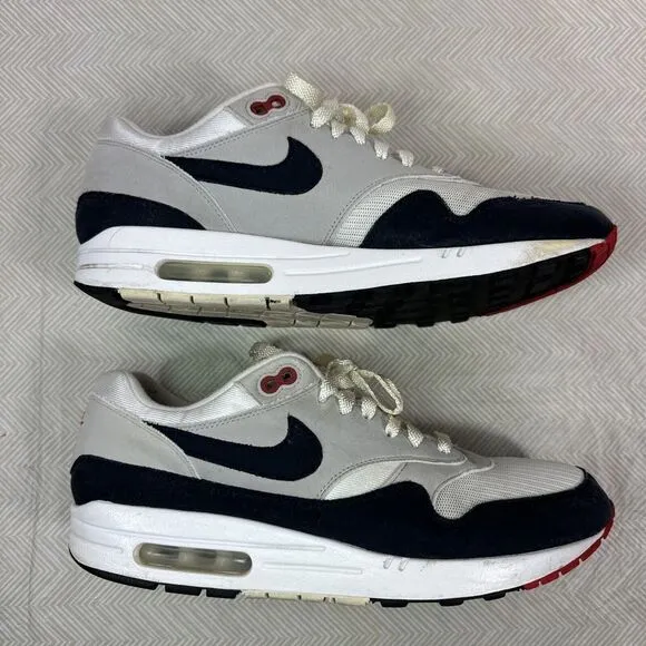 Nike Air‎ Max 1 OG Anniversary Obsidian 2017 Men's 10.5 908375-104