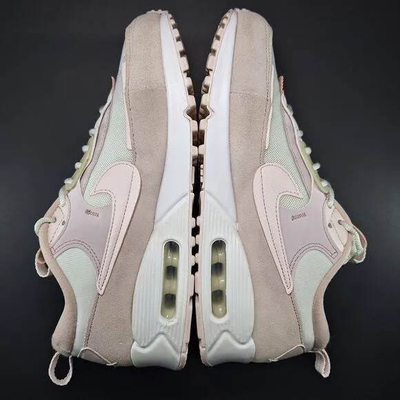 Nike Air Max 90 Futura Barley Rose Athletic Shoes DM9922-104 Women's Size 8