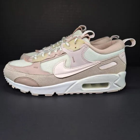 Nike Air Max 90 Futura Barley Rose Athletic Shoes DM9922-104 Women's Size 8