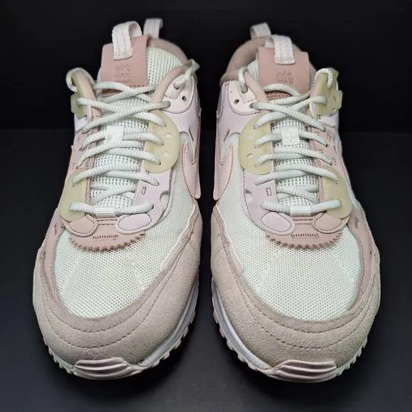 Nike Air Max 90 Futura Barley Rose Athletic Shoes DM9922-104 Women's Size 8