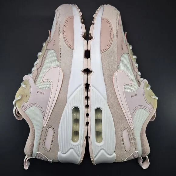 Nike Air Max 90 Futura Barley Rose Athletic Shoes DM9922-104 Women's Size 8
