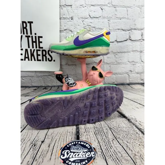 Nike Air Max 90 Sneakers Terrascape Mens 8.5 Sail Green Purple Running Shoes NEW