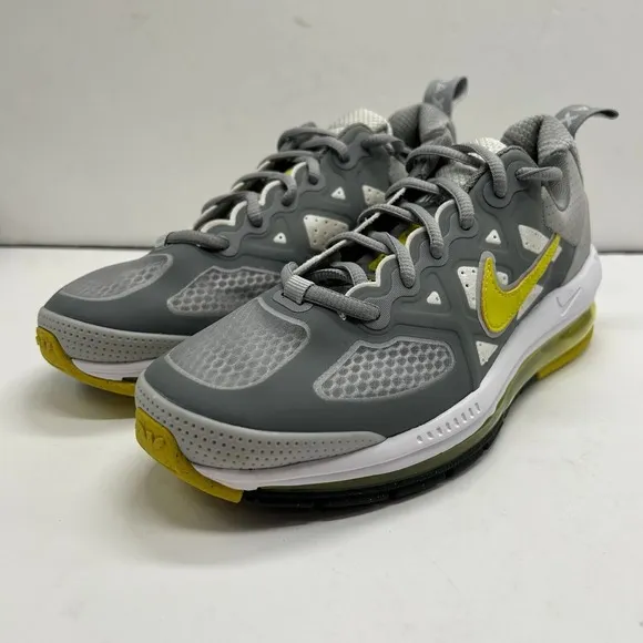 Nike Air Max Shoes Mens Size 6 Genome Gray Fog Particle Gray Volt CW1648-005