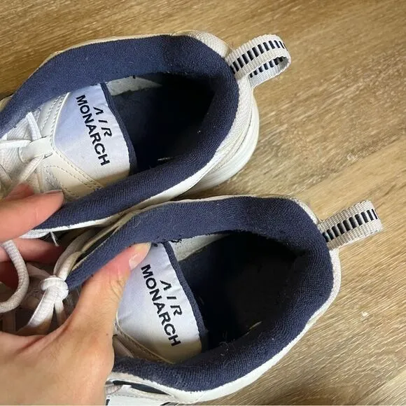 Nike Air Monarch White Leather Dad Shoes