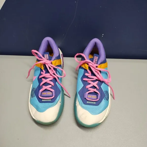 Nike Air Zoom Crossover Basketball Shoes Youth Size 4 Multi Lace Up FD1034-400