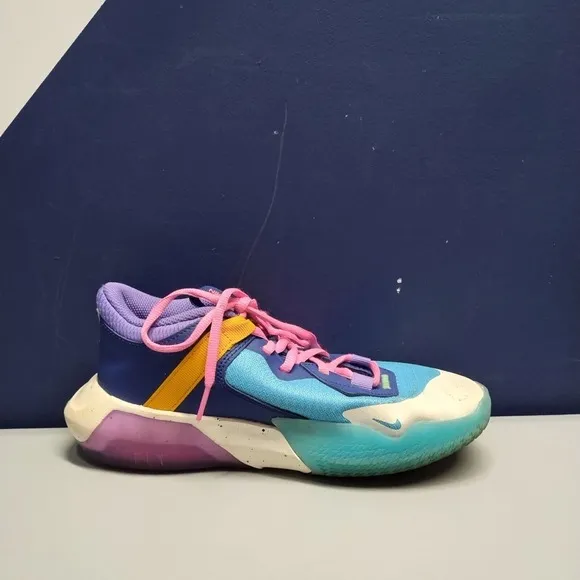 Nike Air Zoom Crossover Basketball Shoes Youth Size 4 Multi Lace Up FD1034-400