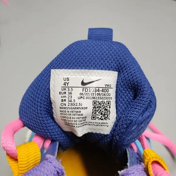 Nike Air Zoom Crossover Basketball Shoes Youth Size 4 Multi Lace Up FD1034-400