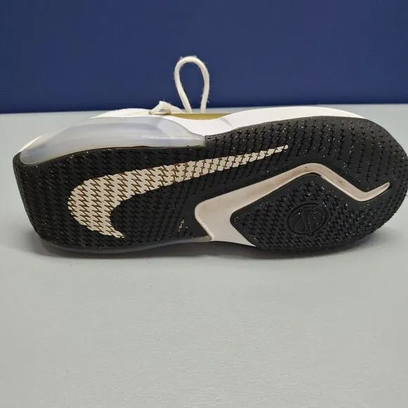 Nike Air Zoom Crossover GS Basketball Shoes Youth 4.5 White Tan Black DC5216-100