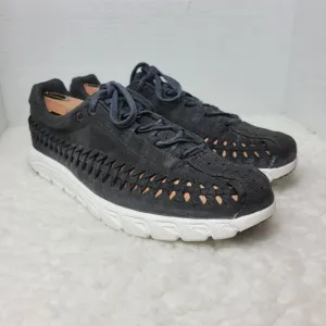 Nike Air Mayfly Woven QS Quick Strike Men's Sneaker Size 9.5 Black Suede Shoes