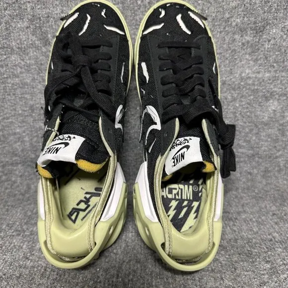 Nike Blazer Low Acronym Black Olive Aura Mens Shoes Sneakers DO9373-001 Size 5