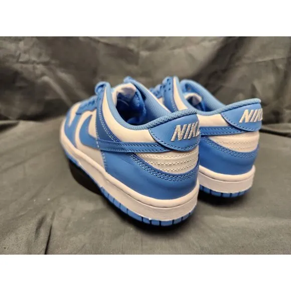 Nike Boys Dunk Low (GS) Sneakers University Blue Edition Size 5.5 NEW NO BOX!