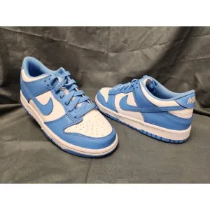 Nike Boys Dunk Low (GS) Sneakers University Blue Edition Size 5.5 NEW NO BOX!