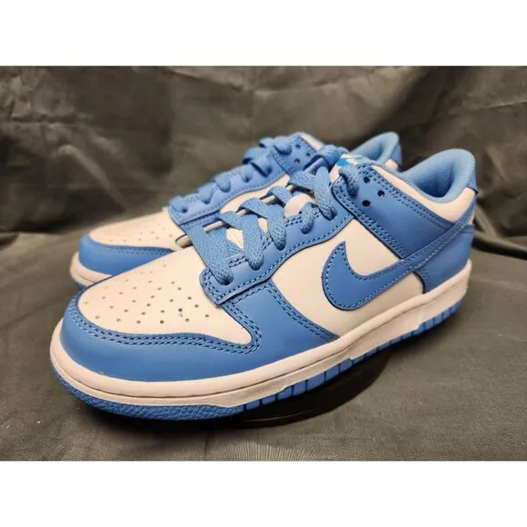 Nike Boys Dunk Low (GS) Sneakers University Blue Edition Size 5.5 NEW NO BOX!