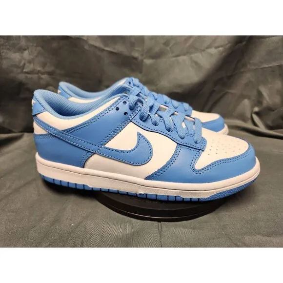 Nike Boys Dunk Low (GS) Sneakers University Blue Edition Size 5.5 NEW NO BOX!
