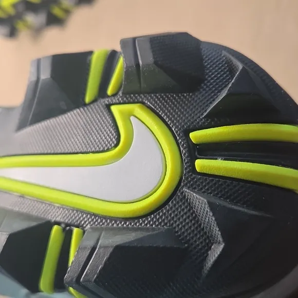 Nike Cleats. Men's Black and White Athletic Shoes