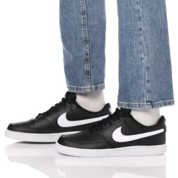 Nike Court Vision LO NN Black/White DH2987-001 Basketball Shoes Mens Size 11.5