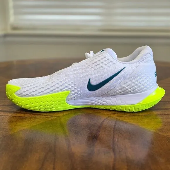 Nike Court Zoom Vapor Cage 4 Rafa White Volt LE Tennis Shoes DD1579-107 Men's 12