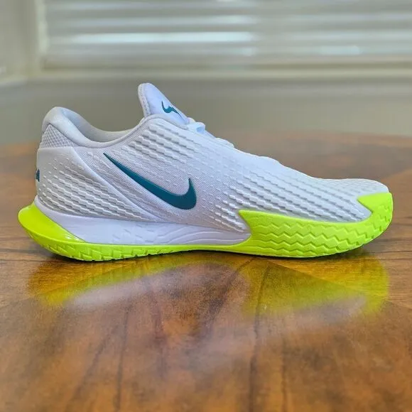 Nike Court Zoom Vapor Cage 4 Rafa White Volt LE Tennis Shoes DD1579-107 Men's 12