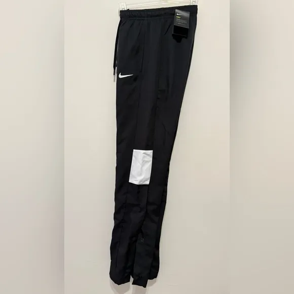 Nike Dri-FIT Men’s Woven Warm Up Athletic Pants Size S Black CV0096-010