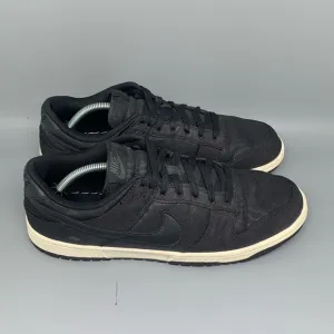 Nike Dunk Low Black Canvas Skate Shoes DV7211-001 Men's Sz 11