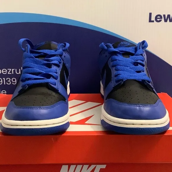 Nike Dunk Low Hyper Cobalt Kids Size 7y