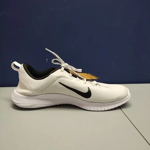 Nike Flex Experience Run 12 Sneaker Shoes Men Size 11.5 White Black DV0740-101