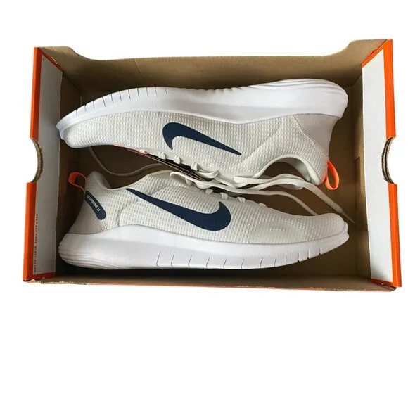 Nike Flex Experience Run sail thunder blue athletic sneakers mens 10 footwear