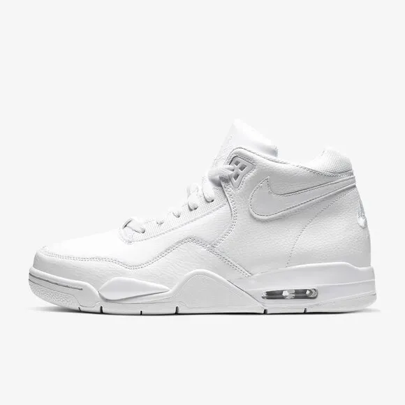 Nike Flight Legacy Triple White Mens Basketball Shoes BQ4212-101 NEW Multi Sz
