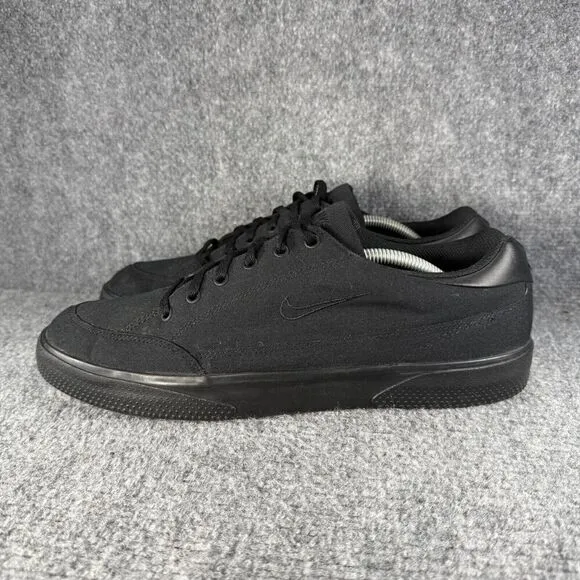 Nike GTS 97 Mens 12.5 Shoes Black Skateboarding Leather Sneakers