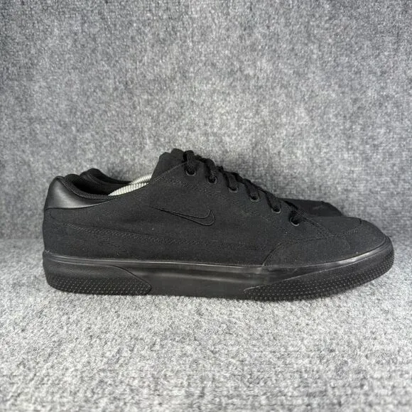 Nike GTS 97 Mens 12.5 Shoes Black Skateboarding Leather Sneakers