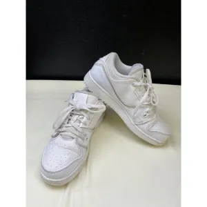 Nike Jordan Air 1 Youth Boys White Leather Shoes/ Sneakers Size 5W SKU 5566