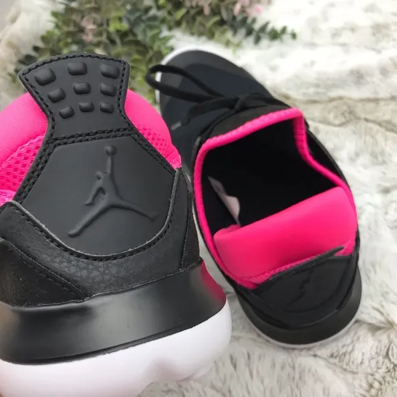 [Nike] Jordan Fly 89 GG Black / Hyper Pink Sneakers Size 8.5Y Girls Shoes Youth