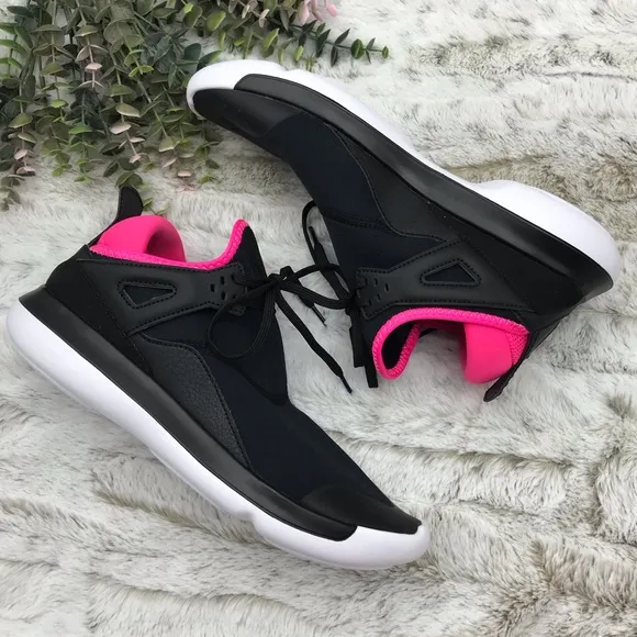 [Nike] Jordan Fly 89 GG Black / Hyper Pink Sneakers Size 8.5Y Girls Shoes Youth