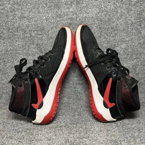 Nike KD 13 Shoes Men Size 10.5 Bred Black Red Basketball Kevin Durant Sneakers