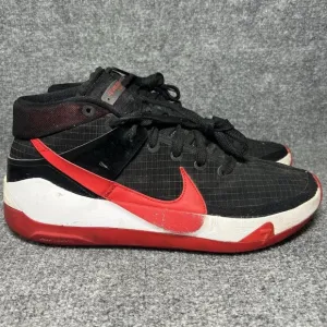 Nike KD 13 Shoes Men Size 10.5 Bred Black Red Basketball Kevin Durant Sneakers